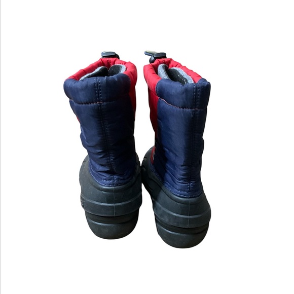 Sorel Kids' Red and Navy Snow Boots size 12 - Picture 5 of 10